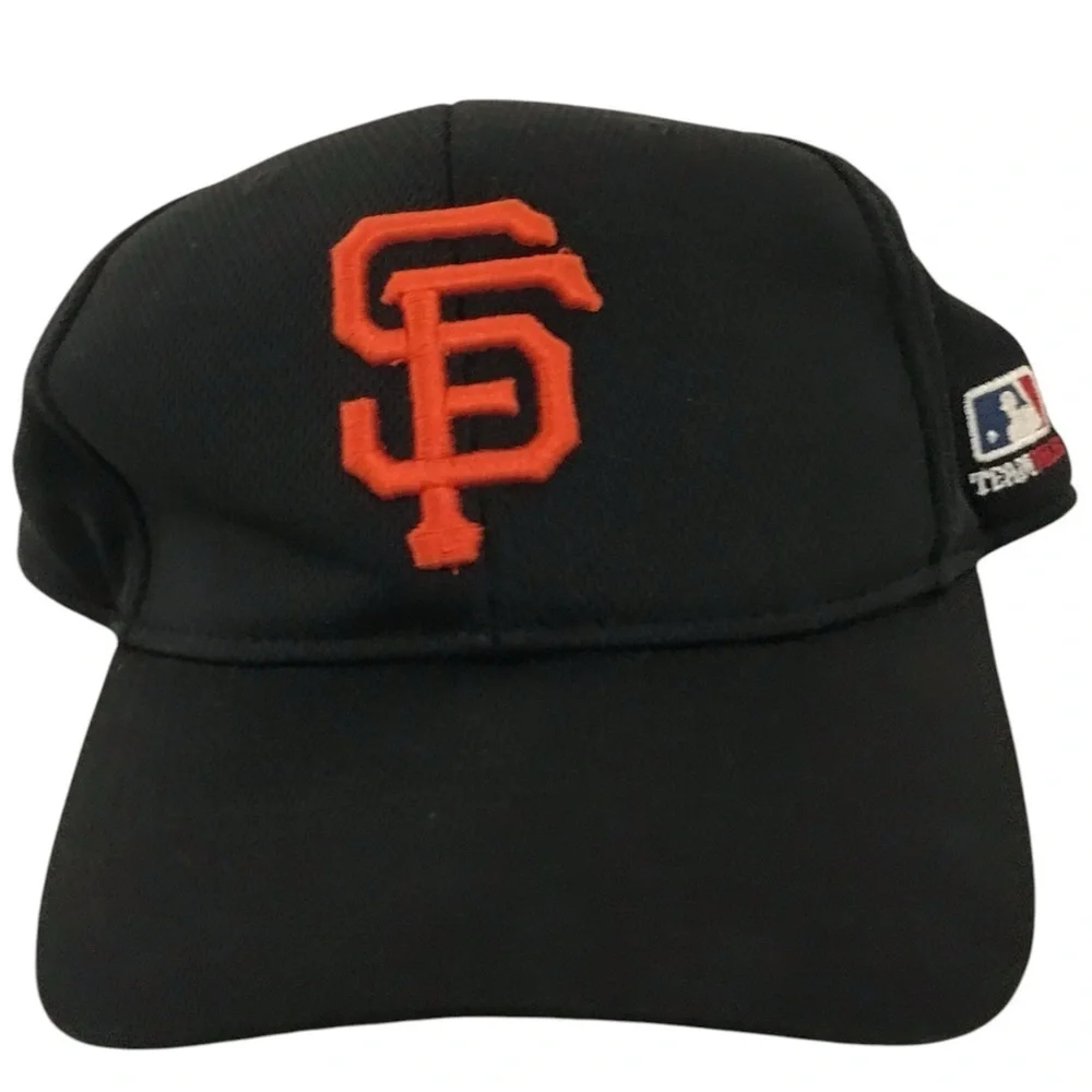 OC Sport's Kids MLB San Francisco Giants Adjustable Black & Orange Baseball Cap